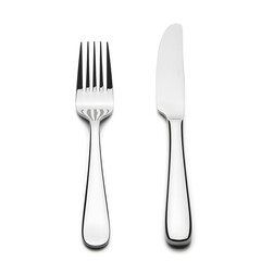 Elegant Stainless Steel Cutlery Set: Fork and Knife