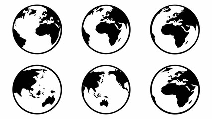 world map icons