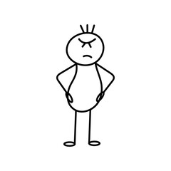 Stickman Expression Line