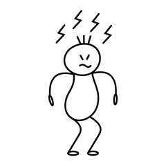 Stickman Expression Line