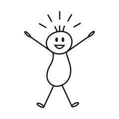 Stickman Expression Line