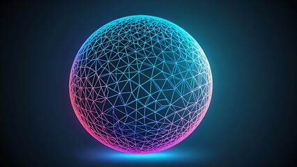 3d render of an abstract sphere