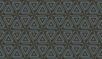 New elegant background with curved line in triangular style. Vector. Smart business design.