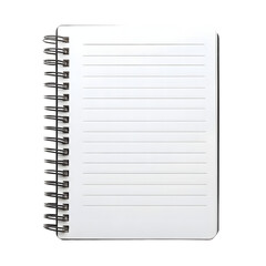 Blank Spiral-Bound Notebook Ready for Notes