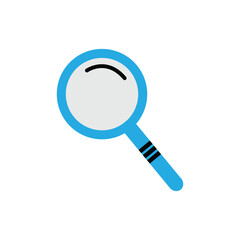 magnifying glass icon design template isolated