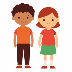 Standing-children   Download for your creative, school, or design projects.