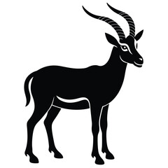 addax vector animal
