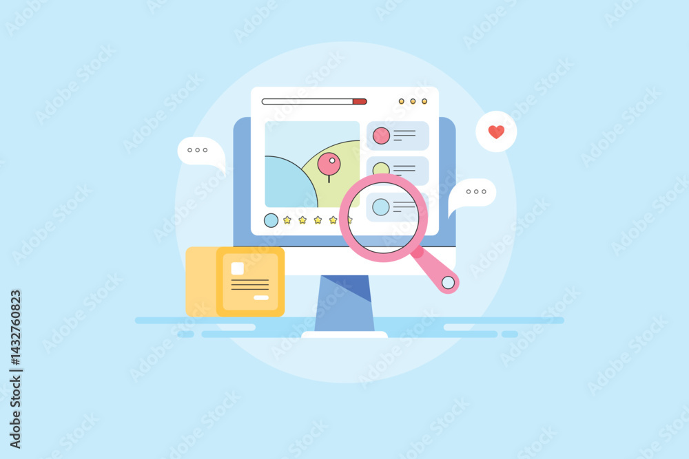 Poster business listing map shows higher rank in local search results, verify listing for store and shop, k