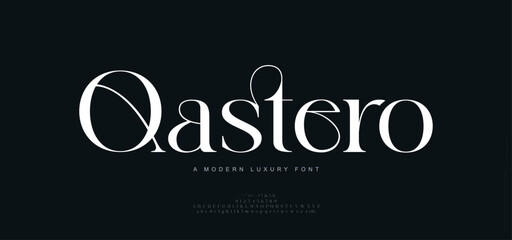 Elegant font logo letters alphabet. Typography luxury classic beauty lettering serif italic fonts decorative wedding vintage retro logos. vector illustration