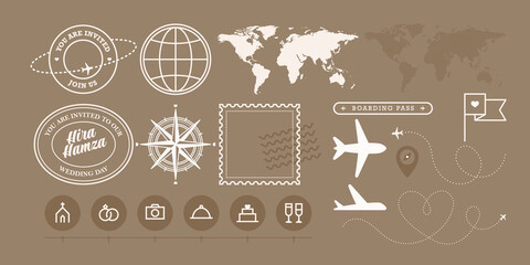 Elegant Flat Wedding Landing Page