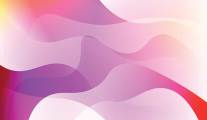 Blurred Decorative Design In Abstract Style With Wave, Curve Lines. For Design, Presentation, Business. Vector Illustration with Color Gradient.