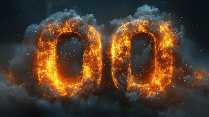 Fiery Zeroes: A Digital Inferno