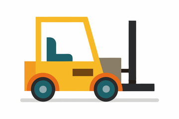 forklift vector illustration 