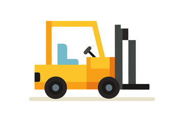 forklift vector illustration 