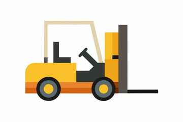 forklift vector illustration 