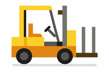 forklift vector illustration 
