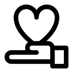 share love line icon