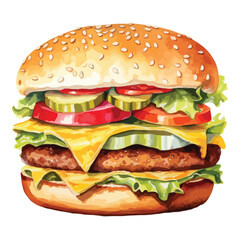 close up of a coffee cup cute watercolors illustration on white background