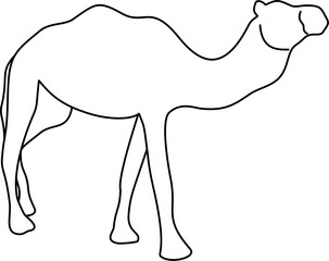 faceless eid al adha animal outline coloring 