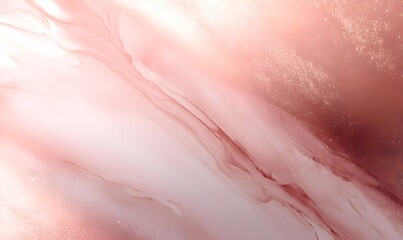 Fototapeta premium Abstract Rose Gold Ink Wash Painting Background Texture