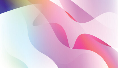 Modern Waves. Futuristic Technology Style Background. For Cover Page, Landing Page, Banner. Vector Illustration with Color Gradient.