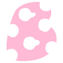 B Alphabet Hand Drawn Style And Pink Design Font Design B Alphabet Isolated