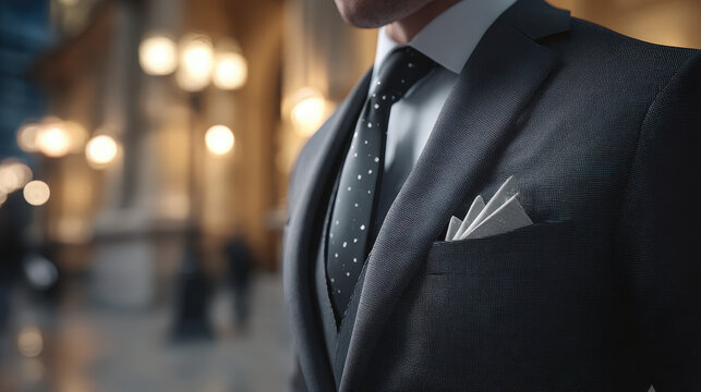 Elegant Businessman in a Stylish Suit