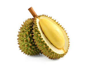 Obraz premium durian fruits on a transparent background