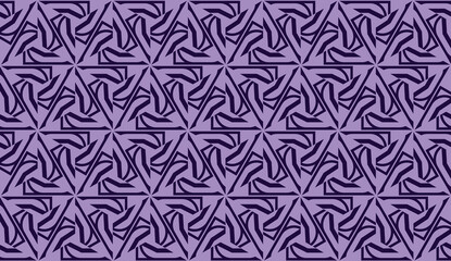 Fototapeta premium Elegant seamless background with polygonal line. Triangular style. Vector illustration. Light, dark purple color. Modern design for you business, project.