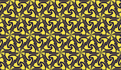 Elegant background with polygonal line. Triangular style. Vector illustration. COLOR 1 COLOR 2. Bright background for poster, banner, flyer. Yellow color.