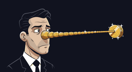 Lying Politician Long Nose