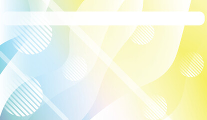 Template Background With Wave Geometric Shape, Lines, Circle. For Design, Presentation, Business. Vector Illustration