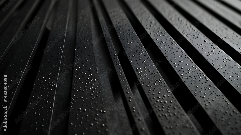 Poster abstract black geometric pattern with diagonal lines