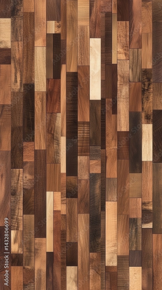 Aufkleber rustic wooden plank arrangement creating a warm and inviting texture perfect for backgrounds showcas