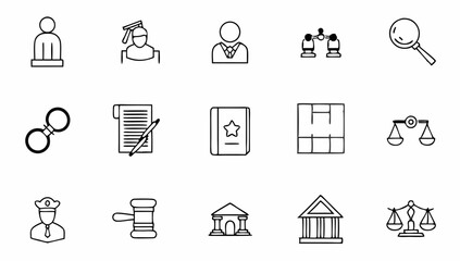 law-and-justice-set-of-web-icons-in-linear-style-- (1).eps