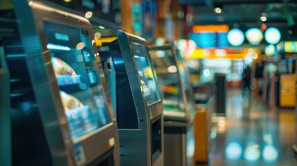 Self-checkout kiosk with digital display