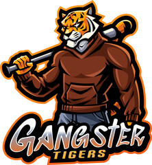 Gangster tiger esport mascot