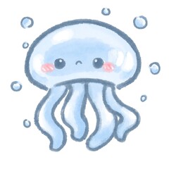 Smol Blue Jellyfish