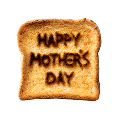 A slice of toast with 