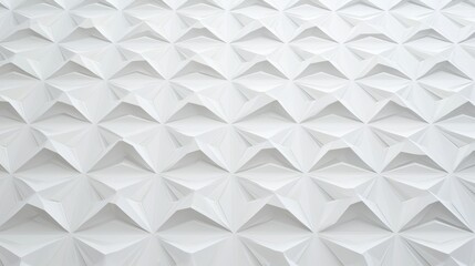 A white geometric pattern of overlapping triangles.