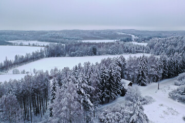 Winterlandscape in Finland