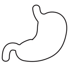 Stomach Line Icon