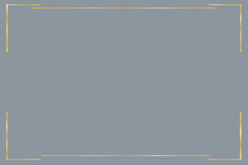 Minimalist achievement certificate frame template design. Award, diploma. Vector illustration