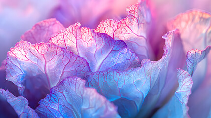 Floral fantasy:A close-up captures the delicate and intricate details of vibrant petals, evoking a sense of enchantment, magic, and ethereal beauty.