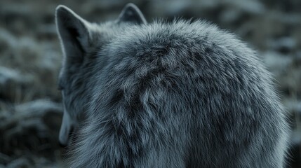 Obraz premium Majestic elephant in misty atmosphere wildlife nature photography