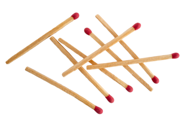 8 allumettes, PNG fond transparent