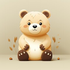 Obraz premium teddy bear with heart