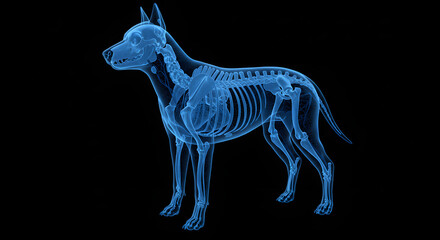 Fototapeta premium X-ray of a dog
