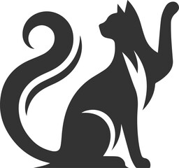 Silhouette of a cat