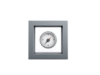 The Importance of Time: A 3D Conceptual Representation of Essential Public Utilities Icons on a Black Background